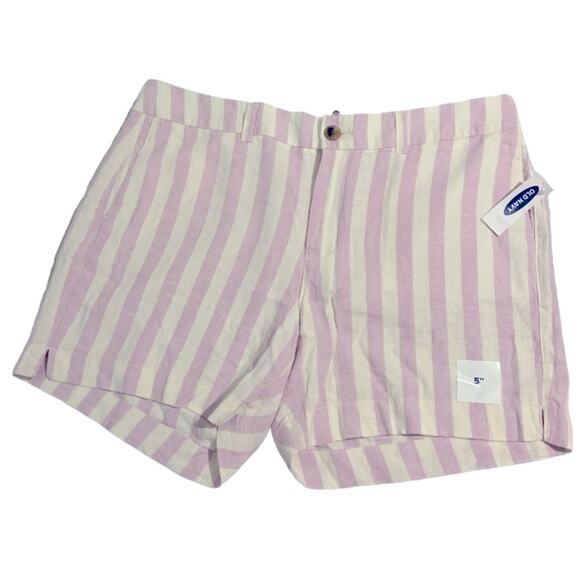 New Old Navy Linen Blend Everyday Shorts Size 12 Women Juniors - Picture 1 of 3